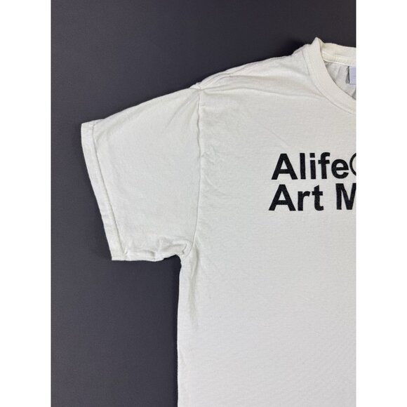 Alife Y2K Shop Art Museum Lee Streetwear Hype White Large Shirt Promo Rare - Picture 4 of 9